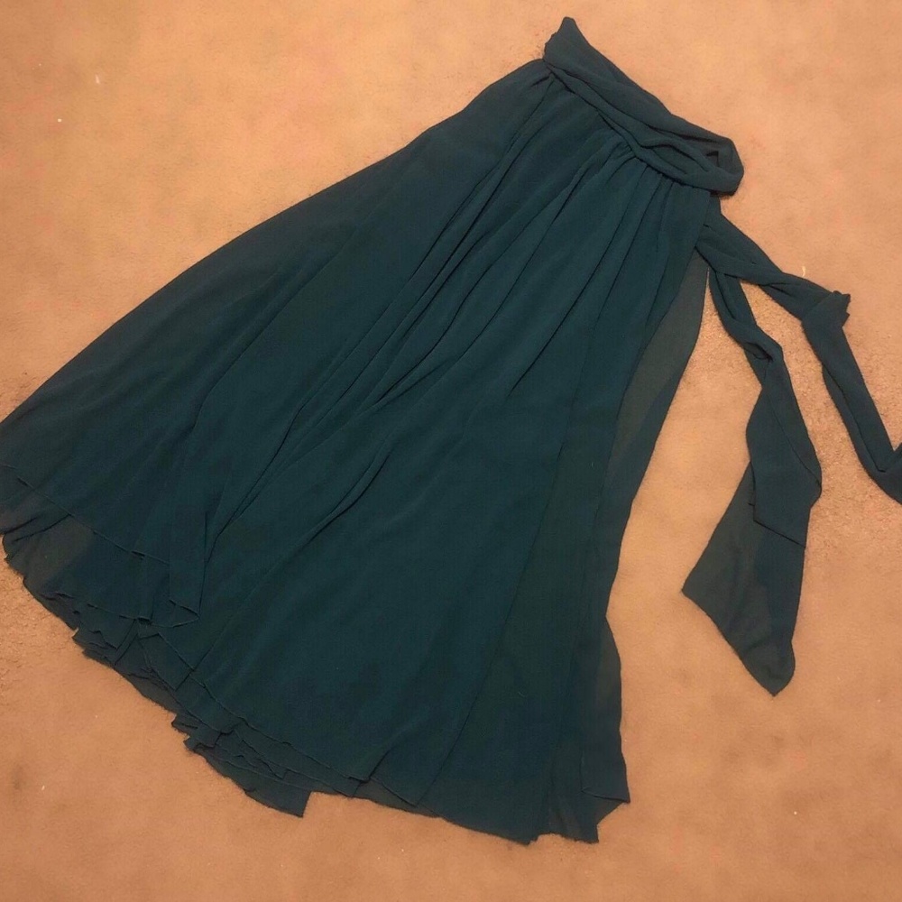 Etsy bow tie elastic waist maxi skirt